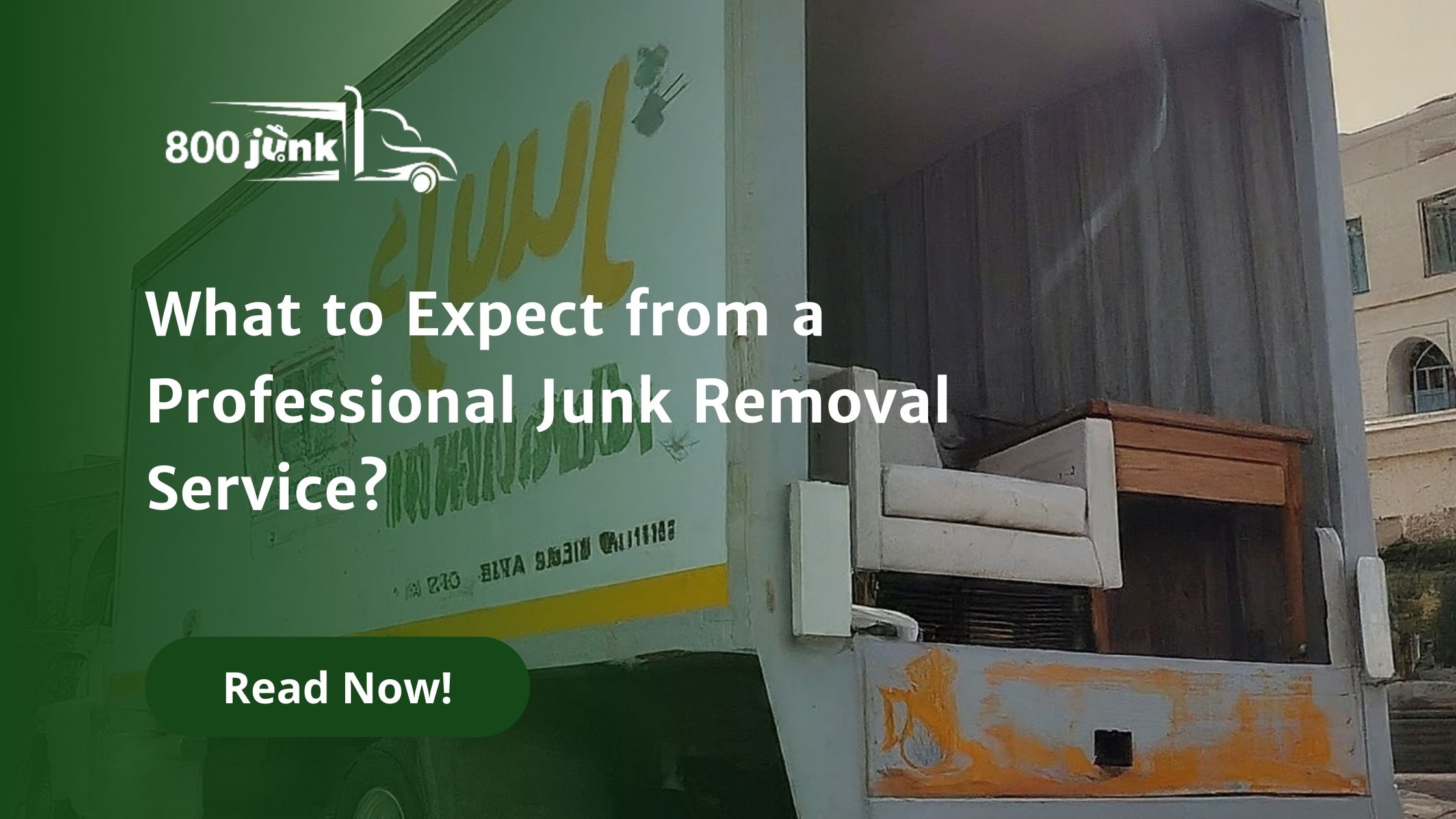 What to Expect from a Professional Junk Removal Service? - 800 Junk