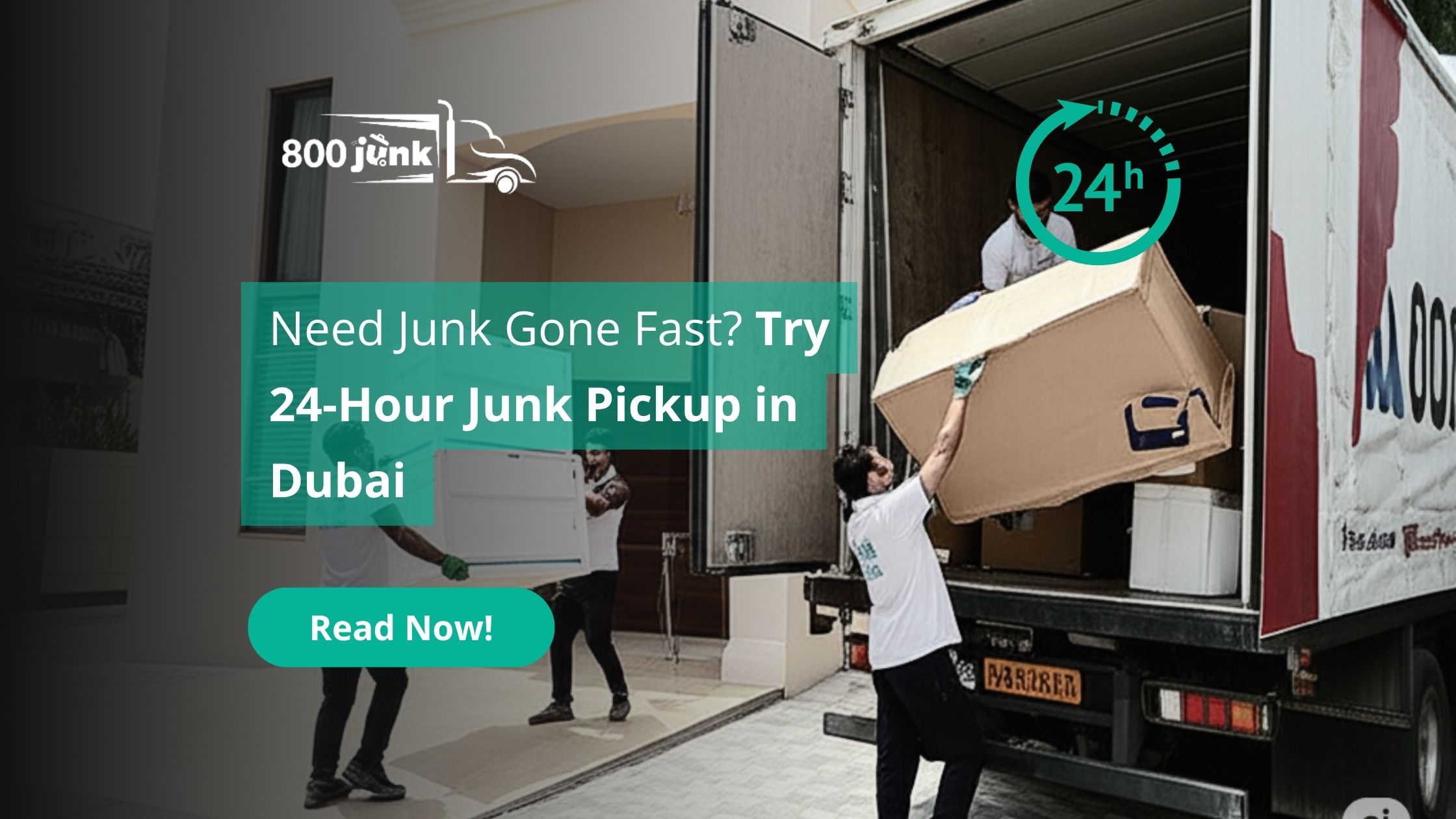 24-hour Dubai Junk Removal Services. 24/7 Fast & Reliable