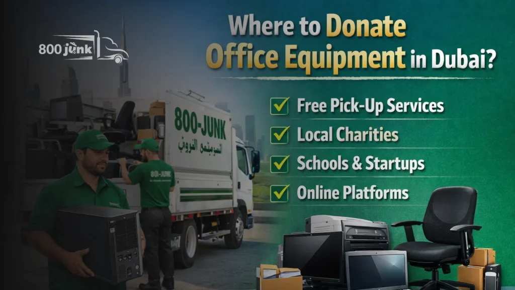 Where to Donate Office Equipment in Dubai